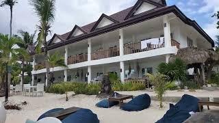 Walking at Bounty beach in Malapascua Island