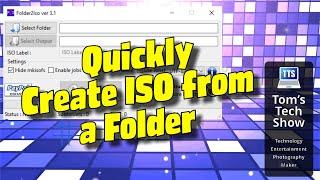 Create and ISO from a Folder