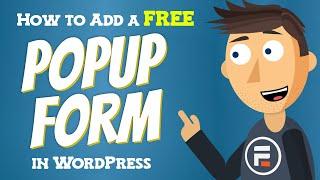 How to Create a Free Pop-Up Form in WordPress