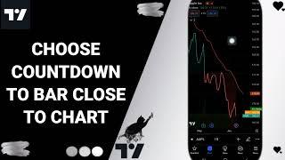 How To Choose Countdown To Bar Close To Chart On TradingView App