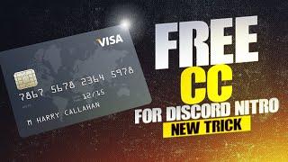 How to Get CC for Claiming Discord Nitro Promotions | Claim Discord Nitro for *FREE*