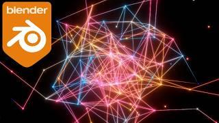 Blender Geometry Nodes Tutorial - Mesmerizing Plexus Effect