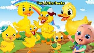 Ten Little Ducks || Kids Song || Cocomelon Nursery Rhymes