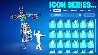 ALL FORTNITE ICON SERIES DANCES & EMOTES