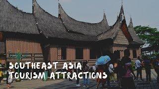 Southeast Asia Tourism Attractions Vacation Days At Traditional House West Sumatra, Indonesia