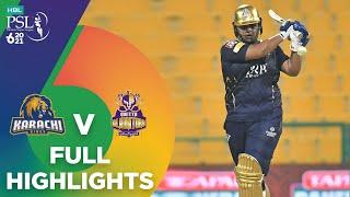 Full Highlights | Karachi Kings vs Quetta Gladiators | Match 29 | HBL PSL 6 | MG2T