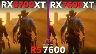 RX 6700 XT vs RX 7600 XT | Ryzen 5 7600 | Tested in 15 games