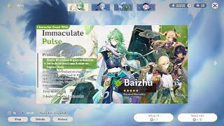 Baizhu Banner Wish | Genshin Impact