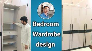 Bedroom Wardrobe Design with tv unit ️