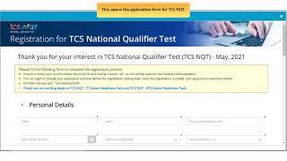 TCS NQT Student Registration using Activation Code