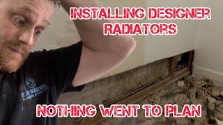 Day in the life of a plumber EP4 Installing designer radiators