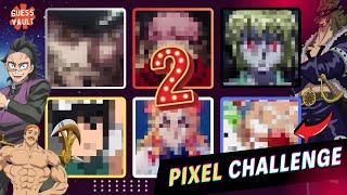 Anime Quiz - Guess the Anime character From a Pixelated Picture part 2