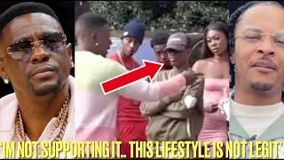 Boosie & T.I HEATED CONFRONTATION At THEIR SONS Music Video Shoot For Having Guns