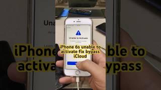 iPhone 6s unable to activate bypass iCloud done #gsmtaimurteam #smartphone #software #ios #appleipho