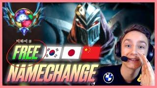 How to get a Korean or Japanese Name in League of Legends (**NEW**)