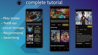 movie app flutter   flutter movie app using tmdb api   flutter complete project  movie app tutorial