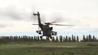 Боевая работа экипажей вертолетов Ми-35 в ходе специальной военной операции