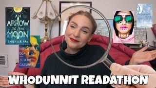 CAN I SOLVE A MURDER BY READING??| #whodunnit Readathon Vlog