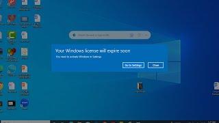 How To Disable the "Windows License Will Soon Expire" Notification in Windows 10