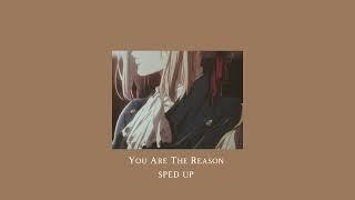 you are the reason - Calum Scott | sped up