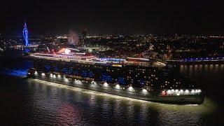 Virgin Voyages Resilient Lady Leaving Portsmouth 23/08/2024 DJI Mavic 3 PRO  4k 30FPS UHD