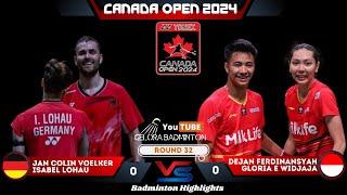 Dejan/Gloria (INA) vs Voelker/Lohau (GER) | Canada Open 2024 Badminton