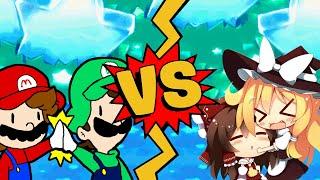 M.U.G.E.N. Battles | Mario/Luigi vs Reimu/Marisa | Super Mario vs Touhou Project