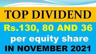 Big Dividend IN NOVEMBER 2021 | Continue Dividend paying stock | Top Dividend Stocks