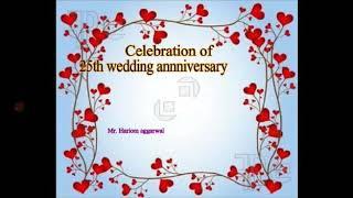 Celebration Wedding Anniversary  Mrs Gudia  With  Mr Hariom Agrawal December. As live Studio 8130811