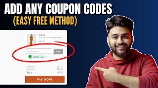 Easily Add Coupon Code in WordPress (Free Plugin)