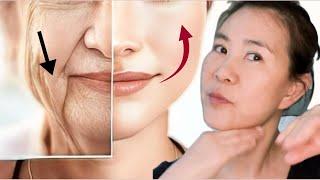  ANTI-AGING FACE EXERCISE AND MASSAGE TO REDUCE MARIONETTE LINES  DEFINED JAWLINE