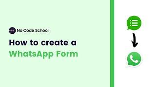 Create a WhatsApp Form | Send Google Form responses to WhatsApp | Get orders & bookings with no code