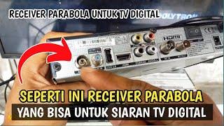 Apakah receiver parabola bisa untuk tv digital || scan otomatis receiver parabola untuk tv digital