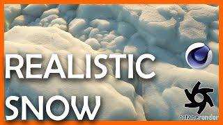 How to Create Realistic Snow in Cinema 4d Octane.