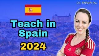 Top 10 Tips for TEACHING ABROAD IN SPAIN in 2024 - Programs, Visas, Costs and More!