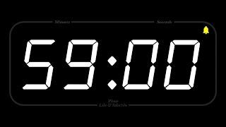 59 MINUTE - TIMER & ALARM - 1080p - COUNTDOWN