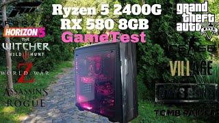 Ryzen 5 2400g & Rx 580 cheap gaming pc at 300$