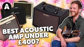 Best Acoustic Amps Under £400! - New Boss AC-22LX vs Blackstar Sonnet, Fishman Loudbox & More