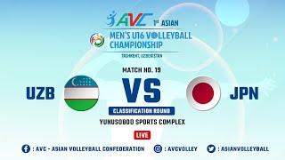 Uzbekistan VS Japan : The 1st Asian Men's U16 Volleyball Championship