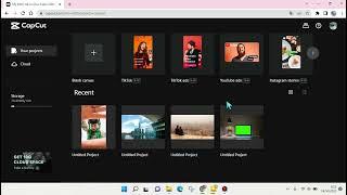 How To View Project And Cloud On CapCut Browser NEW UPDATE November 2022