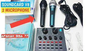 TRIK BARU ‼️ SOUNDCARD V8 BISA 2 MIC