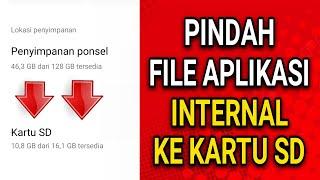 CARA MEMINDAHKAN DATA APLIKASI KE KARTU SD DI HP ANDROID