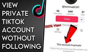 How To View Someone's Private Tiktok Account Without Following