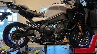 2021 Yamaha Tracer 9 GT Leo Vince exhaust install