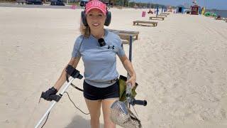 Metal Detecting Spring Break Aftermath at the Gulf Coast