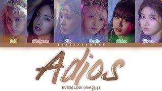 EVERGLOW (에버글로우) – Adios Lyrics (Color Coded Han/Rom/Eng)