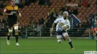 Gio Aplon - Sensational try - Chiefs v Stormers - Super 15 - Week 13 - 2011