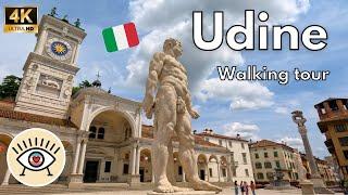 Walking through Udine [4K] HDR ️ Italian Wonders with Subtitles