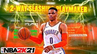 *NEW* BEST 2-WAY SLASHING PLAYMAKER BUILD! 2K21 CURRENT GEN