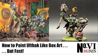 Quickly Painting Ufthak Blackhawk for Warhammer 40K!